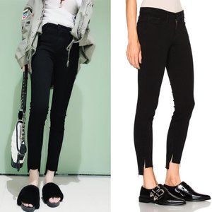 Frame Denim Le Skinny De Jeanne Unfinished Hem